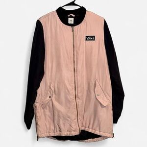 Vans Pink and Black Longline Jacket